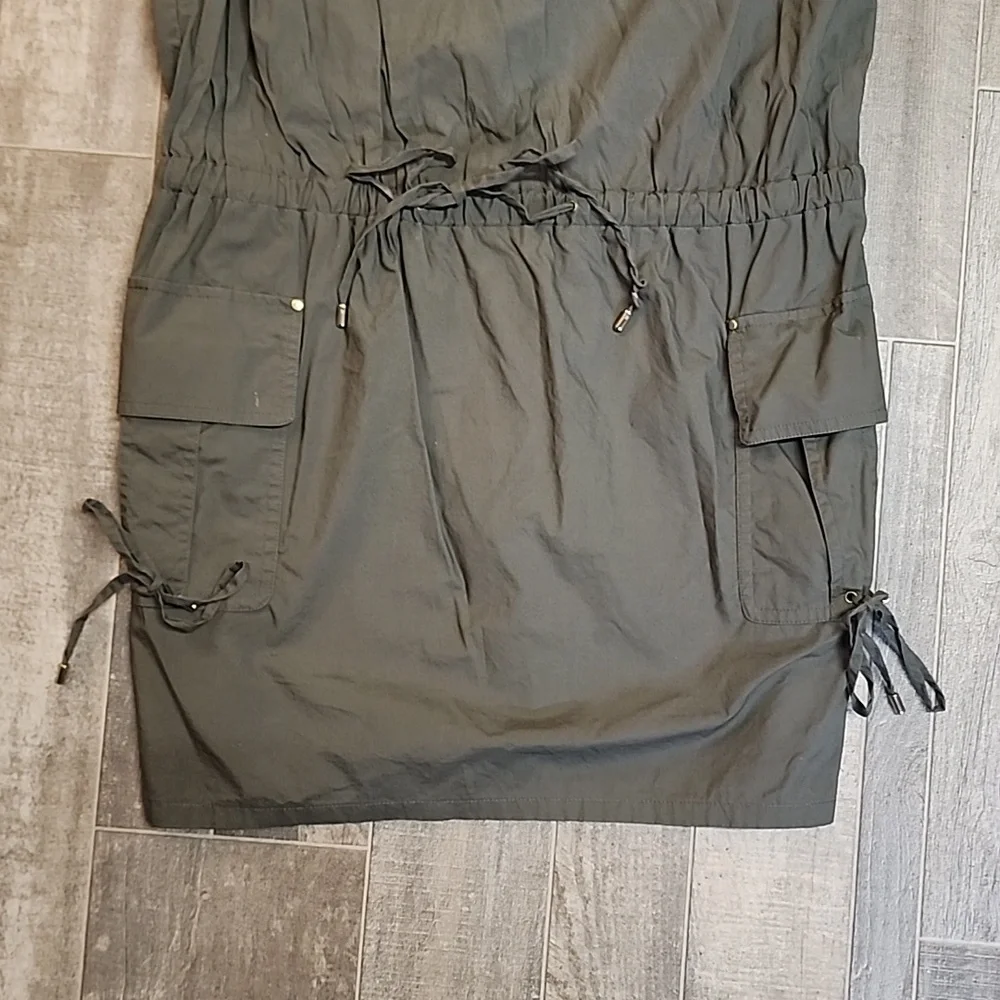 Mode International brand cargo style one shoulder dress - Picture 8 of 10